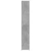 Betonszürke szerelt fa magasszekrény 30 x 42,5 x 185 cm