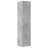 Betonszürke szerelt fa magasszekrény 40x42,5x185 cm