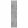 Betonszürke szerelt fa magasszekrény 45 x 42,5 x 185 cm