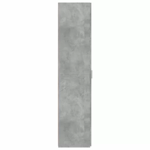 Betonszürke szerelt fa magasszekrény 45 x 42,5 x 185 cm