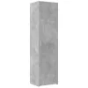 Betonszürke szerelt fa magasszekrény 50x42,5x185 cm