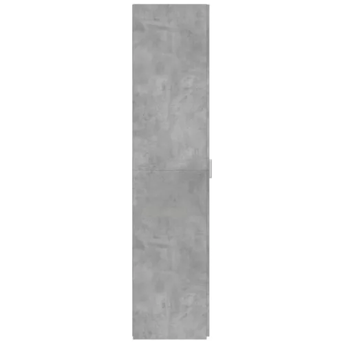 Betonszürke szerelt fa magasszekrény 50x42,5x185 cm