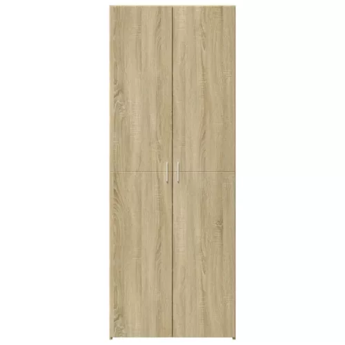 Sonoma tölgy színű szerelt fa magasszekrény 70 x 42,5 x 185 cm