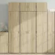 Sonoma tölgy színű szerelt fa magasszekrény 70 x 42,5 x 185 cm