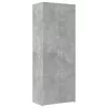 Betonszürke szerelt fa magasszekrény 70 x 42,5 x 185 cm