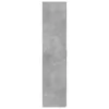 Betonszürke szerelt fa magasszekrény 70 x 42,5 x 185 cm
