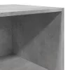 Betonszürke szerelt fa magasszekrény 40 x 41 x 185 cm