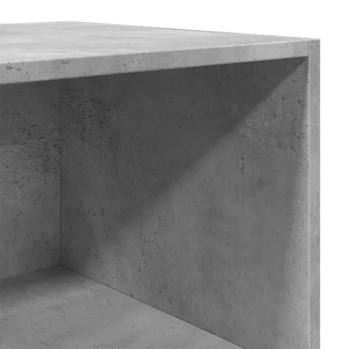 Betonszürke szerelt fa magasszekrény 40 x 41 x 185 cm