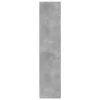 Betonszürke szerelt fa magasszekrény 45 x 41 x 185
