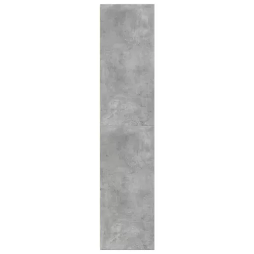 Betonszürke szerelt fa magasszekrény 45 x 41 x 185