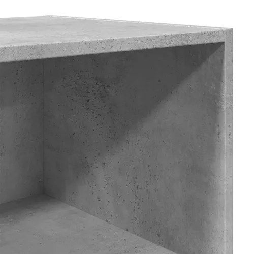 Betonszürke szerelt fa magasszekrény 45 x 41 x 185
