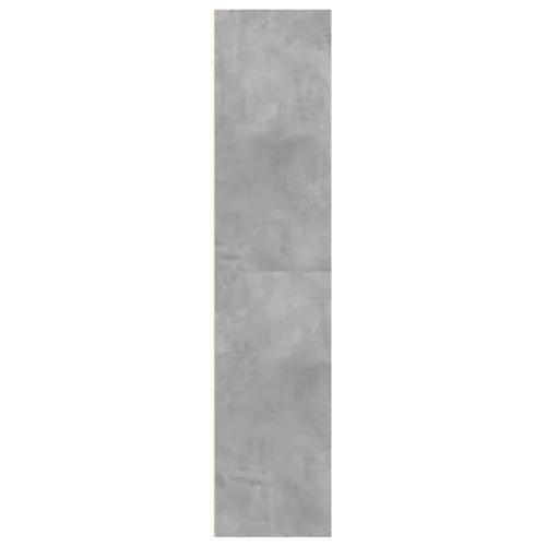 Betonszürke szerelt fa magasszekrény 70 x 41 x 185 cm