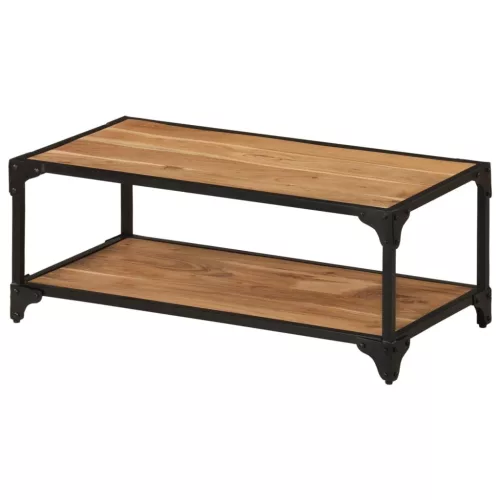 Tömör akácfa dohányzóasztal 90 x 45 x 35 cm