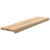 4 db tömör tölgyfa lépcsőfokok kezeletlen 100x25x2 cm