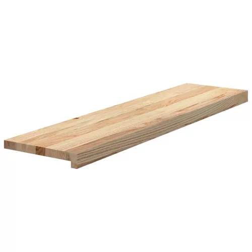 8 db tömör tölgyfa lépcsőfokok kezeletlen 100x30x2 cm
