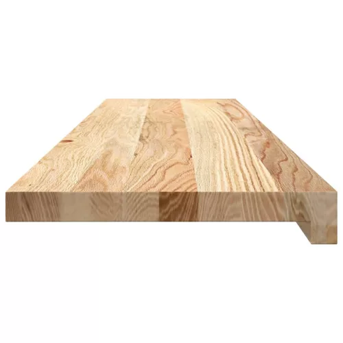 12 db tömör tölgyfa lépcsőfokok kezeletlen 100x30x2 cm