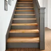 8 db tömör tölgyfa világosbarna lépcsőfokok 70x30x2 cm