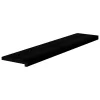 Lépcsőfokok 4 db Sötétbarna 120x25x2 cm tömör fa tölgyfa