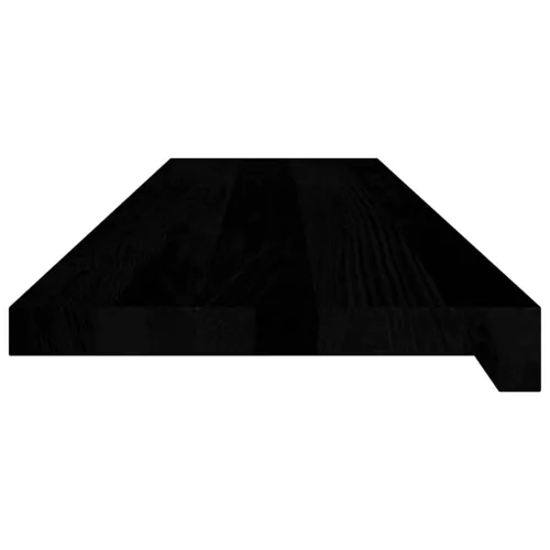 Lépcsőfokok 4 db Sötétbarna 100x30x2 cm tömör fa tölgyfa
