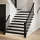 Lépcsőfokok 4 db Sötétbarna 110x30x2 cm tömör fa tölgyfa