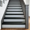 Lépcsőfokok 8 db Sötétbarna 100x25x2 cm tömör fa tölgyfa