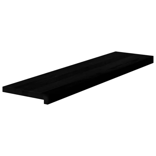 Lépcsőfokok 8 db Sötétbarna 100x25x2 cm tömör fa tölgyfa