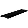 Lépcsőfokok 8 db Sötétbarna 110x25x2 cm tömör fa tölgyfa