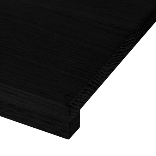 Lépcsőfokok 8 db Sötétbarna 110x25x2 cm tömör fa tölgyfa
