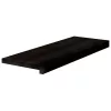 Lépcsőfokok 12 db Sötétbarna 70x25x2 cm tömör fa tölgyfa
