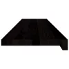 Lépcsőfokok 12 db Sötétbarna 110x25x2 cm tömör fa tölgyfa