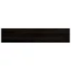 Lépcsőfokok 12 db Sötétbarna 120x25x2 cm tömör fa tölgyfa