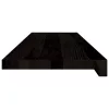 Lépcsőfokok 12 db Sötétbarna 90x30x2 cm tömör fa tölgyfa