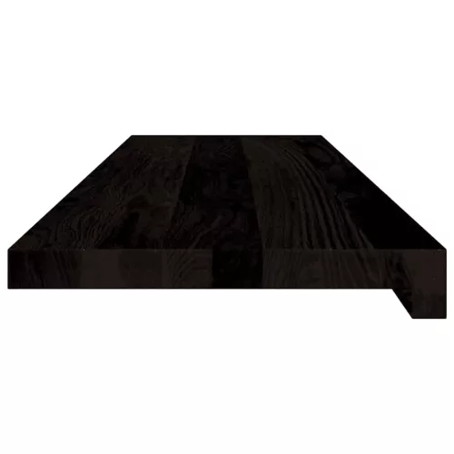 Lépcsőfokok 12 db Sötétbarna 90x30x2 cm tömör fa tölgyfa