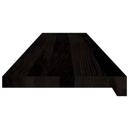 Lépcsőfokok 12 db Sötétbarna 120x30x2 cm tömör fa tölgyfa