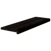 Lépcsőfokok 16 db sötétbarna 80x25x2 cm tömör fa tölgyfa