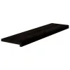 Lépcsőfokok 16 db sötétbarna 100x25x2 cm tömör fa tölgyfa