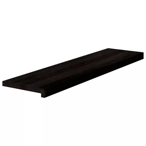 Lépcsőfokok 16 db sötétbarna 100x25x2 cm tömör fa tölgyfa