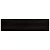 Lépcsőfokok 16 db sötétbarna 100x25x2 cm tömör fa tölgyfa