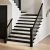 Lépcsőfokok 16 db sötétbarna 120x25x2 cm tömör fa tölgyfa