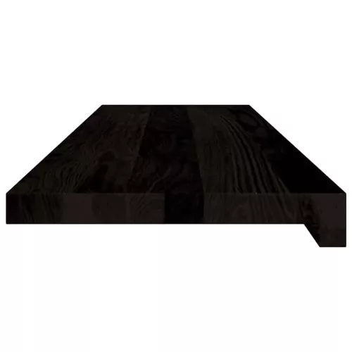 Lépcsőfokok 16 db sötétbarna 90x30x2 cm tömör fa tölgyfa