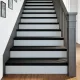 Lépcsőfokok 20 db Sötétbarna 90x25x2 cm tömör fa tölgyfa