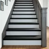 Lépcsőfokok 20 db Sötétbarna 100x25x2 cm tömör fa tölgyfa