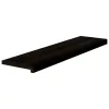 Lépcsőfokok 2 db Sötétbarna 100x30x2 cm tömör fa tölgyfa