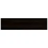 Lépcsőfokok 2 db Sötétbarna 100x30x2 cm tömör fa tölgyfa