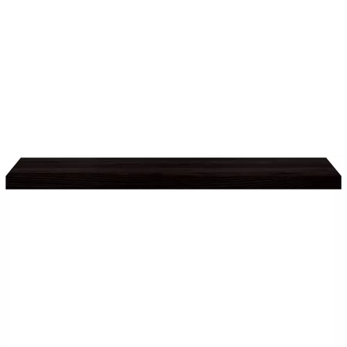 Lépcsőfokok 2 db Sötétbarna 100x30x2 cm tömör fa tölgyfa