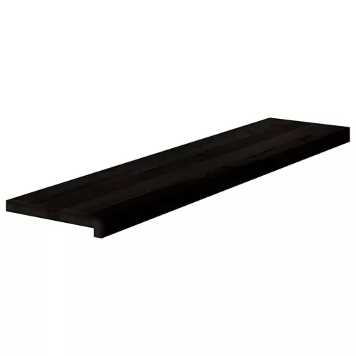 Lépcsőfokok 2 db Sötétbarna 110x30x2 cm tömör fa tölgyfa