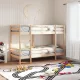 Tömör fenyőfa emeletes ágy matrac nélkül 90 x 200 cm