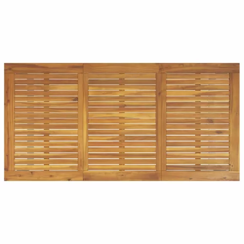 Kert étkező szett 5 pcs Szürke és barna 160 x 80 x 75 cm