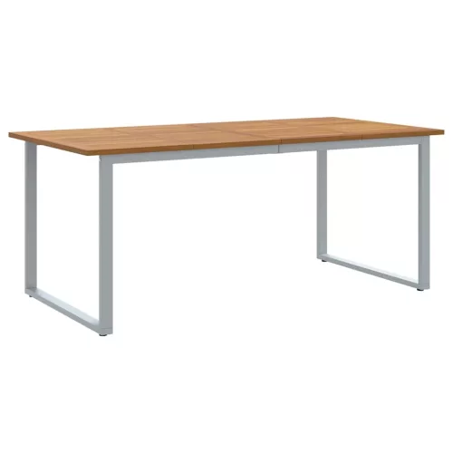 Kert étkező szett 5 pcs Szürke és barna 180 x 90 x 75 cm