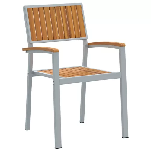 Kert étkező szett 5 pcs Szürke és barna 180 x 90 x 75 cm